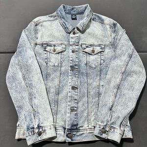Acid Washed Denim Jean Jacket!